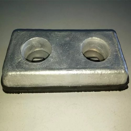 Алюминиевые судовые протекторы 50x100x160 мм П-РОМ-1 ГОСТ 26251-84